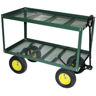Vestil 300 lbs Two Shelf Landscape Cart