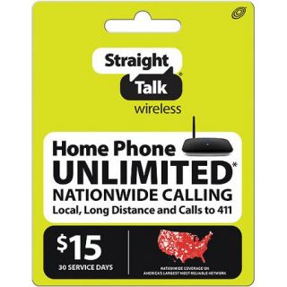 Straight Talk Wireless Home Phone $15 Plan 