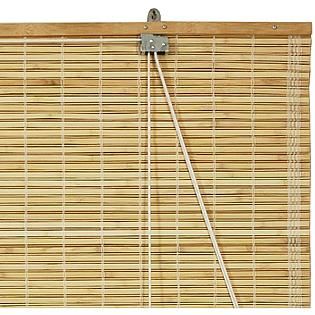 Oriental Furniture  Bamboo Roll Up Blinds   Natural   (36 in. x 72 in