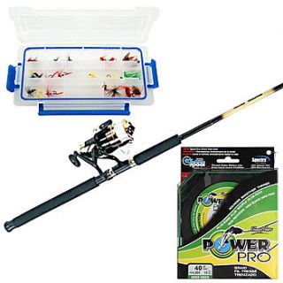 Master 870/3215BK Saltwater Rod and Reel Combo with Line & Tackle