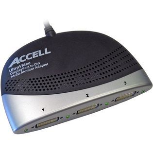 Accell UltraAV® DisplayPort to DVI Multi Monitor Adapter   K087B 005B