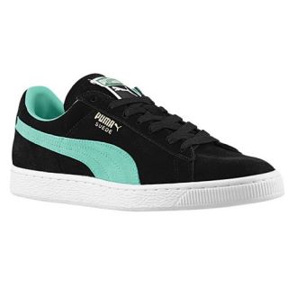 PUMA Suede Classic   Mens   Basketball   Shoes   Black/Electric Green