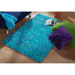 your zone blue spiker rug, 3' x 4'8"