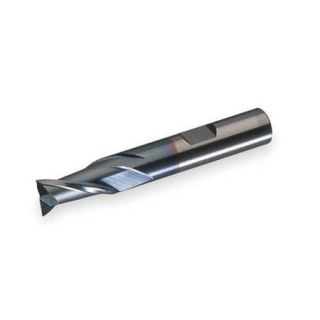 CLEVELAND C32550 End Mill, Co, TiCN, 1/2, 2 FL, SGL Sq End, CC