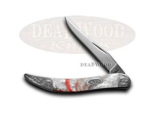 CASE XX Engraved Bolster Series Peppermint Corelon Toothpick Pocket Knives 