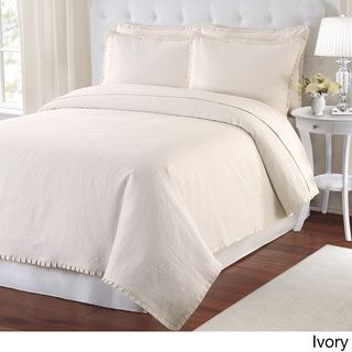 Maddie Cotton Coverlet with Optional Sham Sold Separately