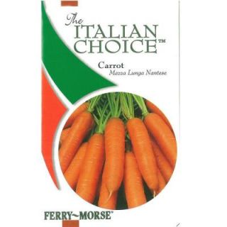 Ferry Morse 200 mg Carrot Mezza Lunga Nantese Seed 2122