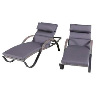 RST Brands Cannes Chaise Lounges Set of 2