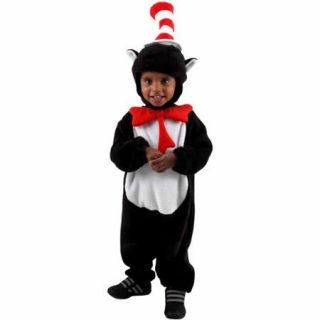 Dr. Seuss Cat In The Hat Deluxe Infant Costume 12   18 Months