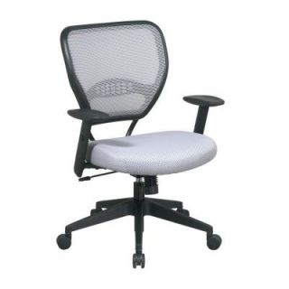Office Star AirGrid Back Office Chair in Gray/Black 55 M22N17