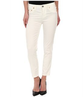 True Religion Brooklyn Corduroy Cropped in Optic White