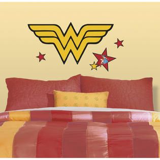 RoomMates Classic Wonder Woman Logo Peel and Stick Giant Wall Decals