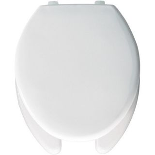 Bemis Other Commercial Plastic Open Front Solid Self Sustaining Elongated Toilet Seat