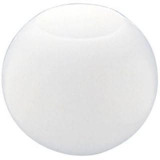 Westinghouse 14 in. White Acrylic Neckless Globe with 5 1/4 in. Top Opening 8188400