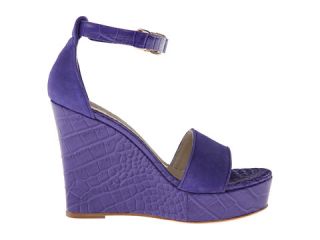 m missoni suede leather embossed wedge
