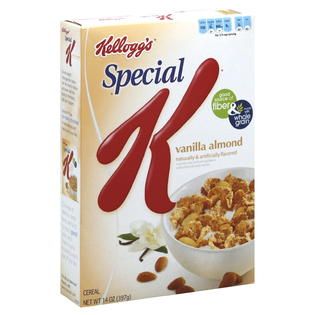 Kelloggs Cereal, Vanilla Almond, 14 oz (397 g)   Food & Grocery
