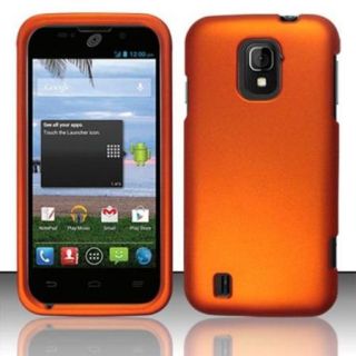 Insten For ZTE Source N9511 Cricket Rubberized Case Cover Orange