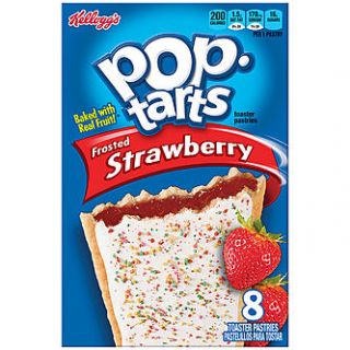 Kelloggs Pop Tarts Frosted Strawberry Toaster Pastries