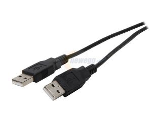 Coboc 15 ft. USB 2.0 A Male to A Male Cable (Black)