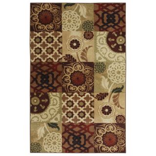 Mohawk Home Suzani Spice Earth Red and Cream Rectangular Indoor Tufted Area Rug (Common 8 x 10; Actual 96 in W x 120 in L x 0.5 ft Dia)