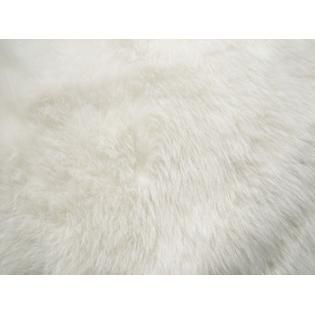 Flokati  White Flokati 31 x 47 inch Rug