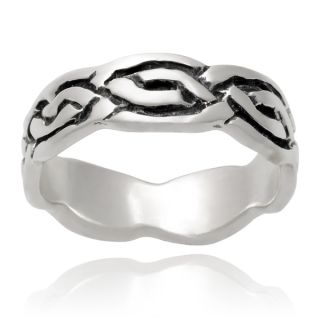 Journee Collection Sterling Silver Celtic Band (6 mm)   16765871