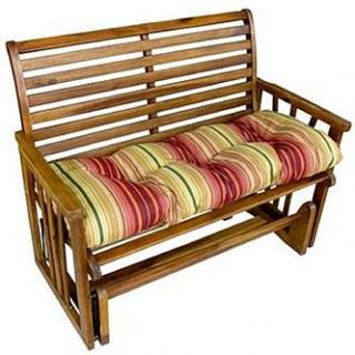 Greendale Home Fashions 44 inch Outdoor Swing/Bench Cushion, Cinnabar