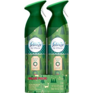 Febreze Air Effects Frosted Pine Air Refresher, 9.7 oz, (Pack of 2)