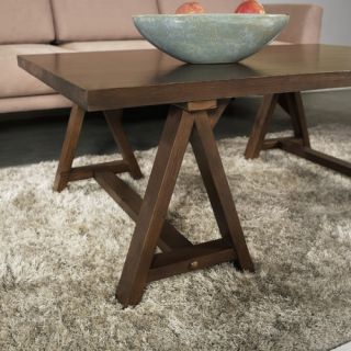 Simpli Home Sawhorse Coffee Table