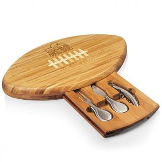 Super Bowl 50 Football Shaped Cutting Board and Tool Set   8036389