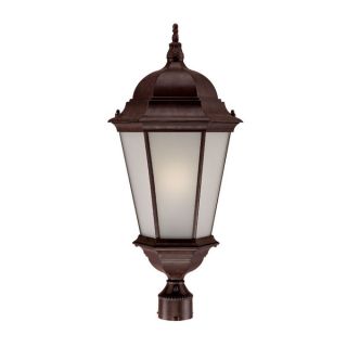 Richmond Energy Star Collection Post mount 1 light Outdoor Burled