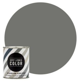 Jeff Lewis Color 1 qt. #JLC412 Perfect Storm Semi Gloss Ultra Low VOC Interior Paint 504412