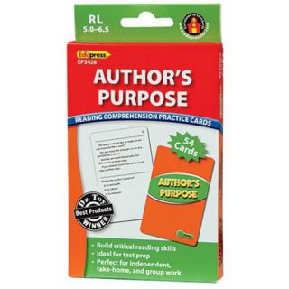 Edupress EP 3426 Authors Purpose Rcpc Green Level
