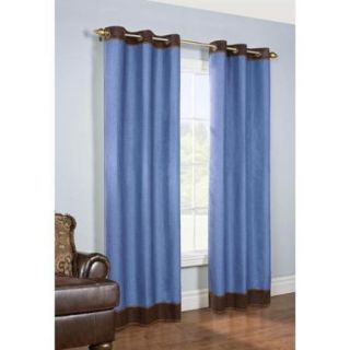 Lexi Insulated Faux Denim Curtain Panel Pair