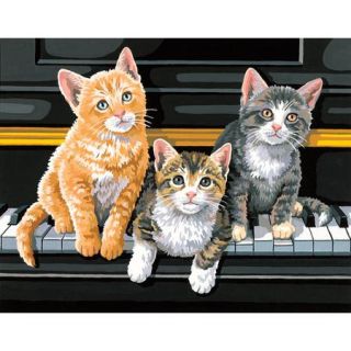Dimensions 638518 Paint by Number Kit 14 inch X 11 inch  Musical Trio