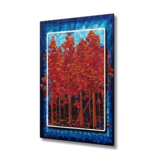 Hot Reds by Holly Carmichael Graphic Art Plaque by All My Walls