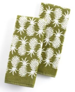 Tommy Bahama Kitchen Towels, Set of 2 Pineapple Pop