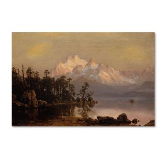 Albert Bierstadt Mountain Canoeing Canvas Art   15875358  