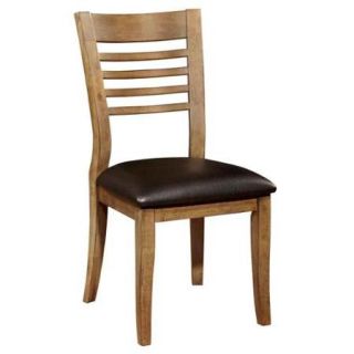 Traditional Dining Side Chair in Natural Wood Finish