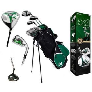 Nextt Golf EX3 16 Piece Stainless Steel Men's Bag and Club Set