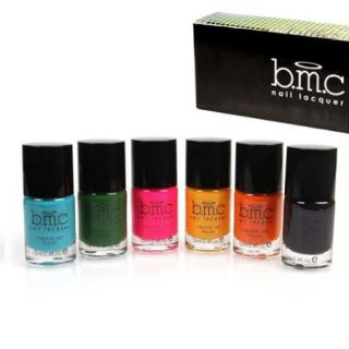 BMC Nail Stamping Lacquers   Creative Art Polish Collection, 6 Colors Set 2
