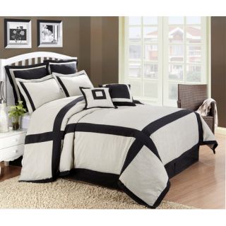Home Fashions International Hotel Intersection 8 Piece King Comforter