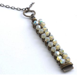 Tuscany Sand Opal Crystal Pendant Necklace   Shopping   The