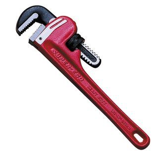 Rothenberger 10 in. Pipe Wrench, 1 1/2 in. Capacity, Cast Iron   Tools