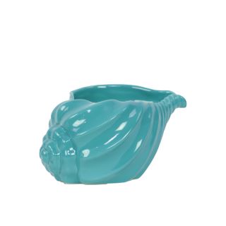 Urban Trends Blue Ceramic Decorative Shell   15774105  