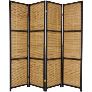 5 1/2' Tall Bamboo Matchstick Woven Room Divider