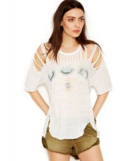 Free People Faded USA Cutout Top   Tops   Women