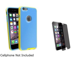 Insten Blue / Yellow PC Bumper Hybrid Case Cover + Privacy Screen Protector for Apple iPhone 6 Plus 5.5" 1984972