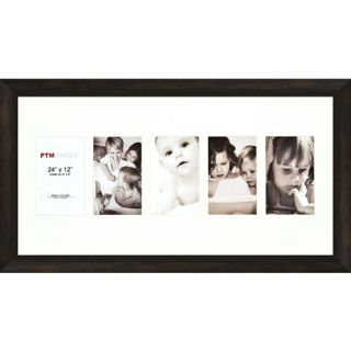 Brown 5 Opening Collage Frame, Set of 2