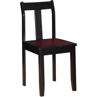 Linon Home Decor Camden Chair, Black Cherry
